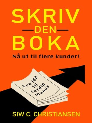 cover image of Skriv den boka